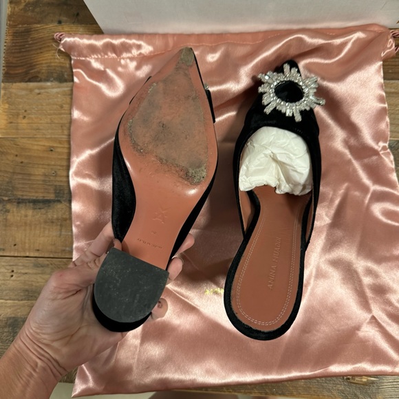 Amina Muaddi Begum Mules - Picture 3 of 6